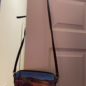 Vida small painted vineyard purse